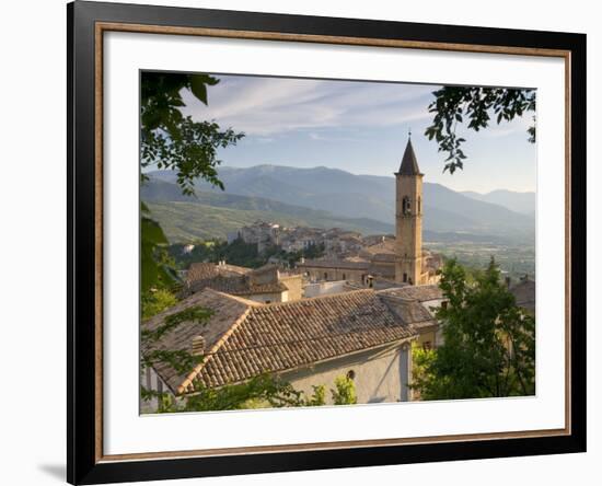 Pacentro, Nr. Sulmona, the Abruzzo, Italy-Peter Adams-Framed Photographic Print