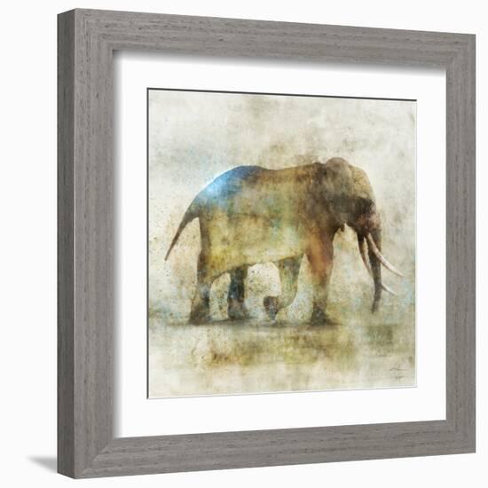 Pachyderm Dance 1-Ken Roko-Framed Art Print