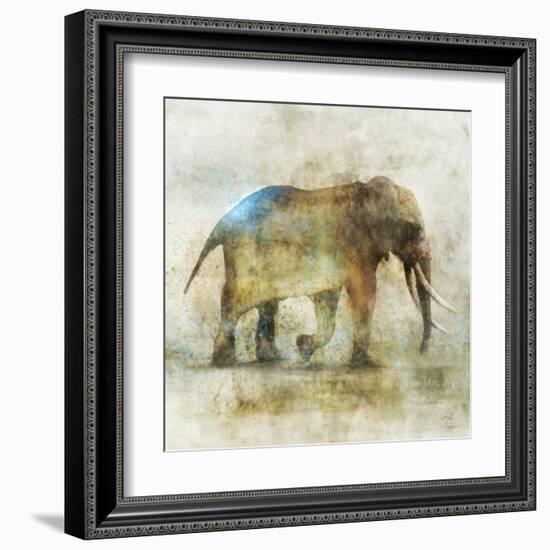 Pachyderm Dance 1-Ken Roko-Framed Art Print