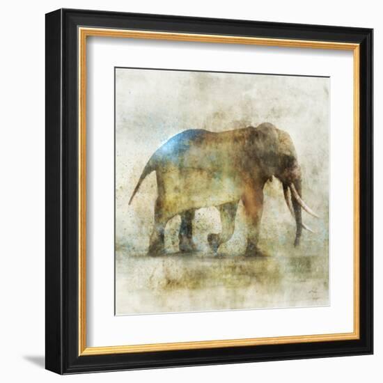 Pachyderm Dance 1-Ken Roko-Framed Art Print