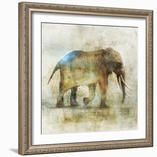 Pachyderm Dance 1-Ken Roko-Framed Art Print