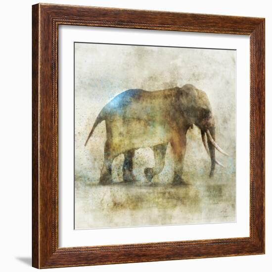 Pachyderm Dance 1-Ken Roko-Framed Art Print