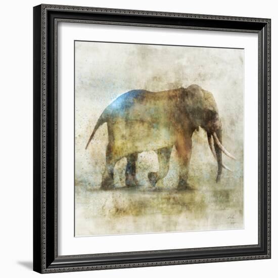 Pachyderm Dance 1-Ken Roko-Framed Art Print