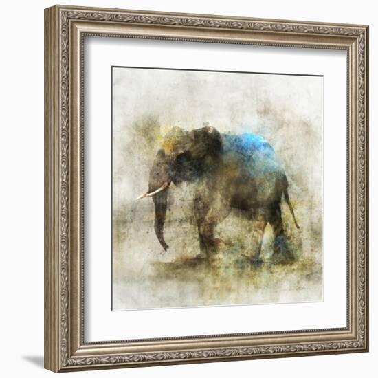 Pachyderm Dance 2-Ken Roko-Framed Art Print