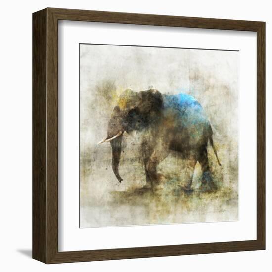 Pachyderm Dance 2-Ken Roko-Framed Art Print