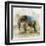 Pachyderm Dance 2-Ken Roko-Framed Art Print