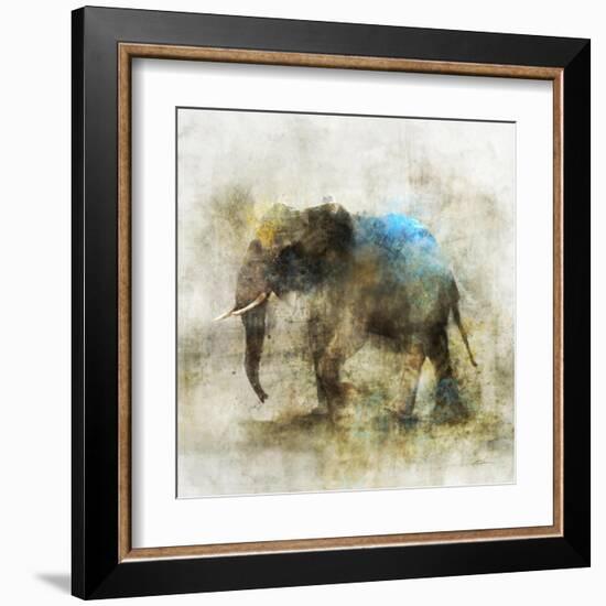 Pachyderm Dance 2-Ken Roko-Framed Art Print