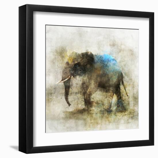 Pachyderm Dance 2-Ken Roko-Framed Art Print