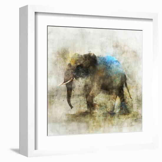 Pachyderm Dance 2-Ken Roko-Framed Art Print