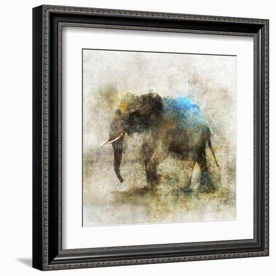 Pachyderm Dance 2-Ken Roko-Framed Art Print