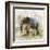 Pachyderm Dance 2-Ken Roko-Framed Art Print