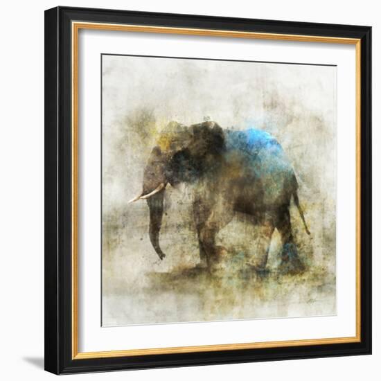 Pachyderm Dance 2-Ken Roko-Framed Art Print