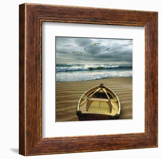 Pacific 6:00 am-Carlos Casamayor-Framed Art Print