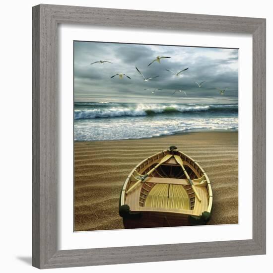 Pacific 6:00 AM-Carlos Casamayor-Framed Giclee Print