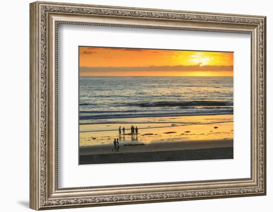 Pacific Beach sunset, San Diego, California, USA-Stuart Westmorland-Framed Photographic Print