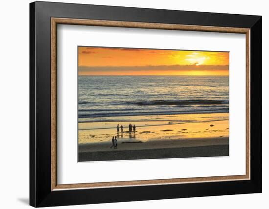 Pacific Beach sunset, San Diego, California, USA-Stuart Westmorland-Framed Photographic Print