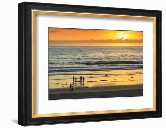 Pacific Beach sunset, San Diego, California, USA-Stuart Westmorland-Framed Photographic Print