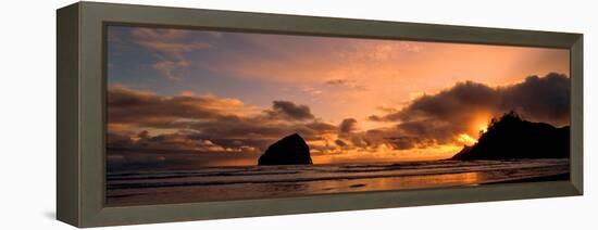 Pacific City II-Ike Leahy-Framed Stretched Canvas