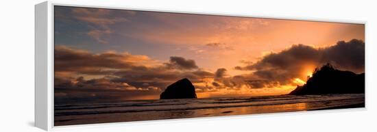 Pacific City II-Ike Leahy-Framed Stretched Canvas