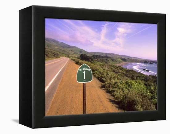 Pacific Coast Highway, California Route 1 near Big Sur, California, USA-Bill Bachmann-Framed Premier Image Canvas