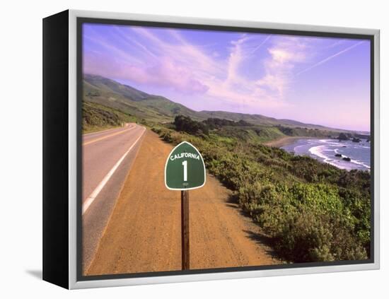 Pacific Coast Highway, California Route 1 near Big Sur, California, USA-Bill Bachmann-Framed Premier Image Canvas