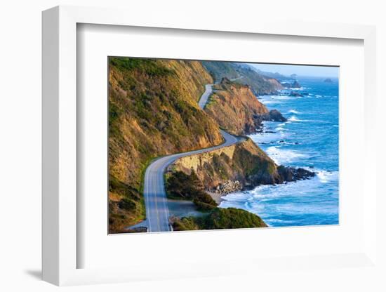 Pacific Coast Highway (Highway 1) at Southern End of Big Sur, California-Doug Meek-Framed Photographic Print