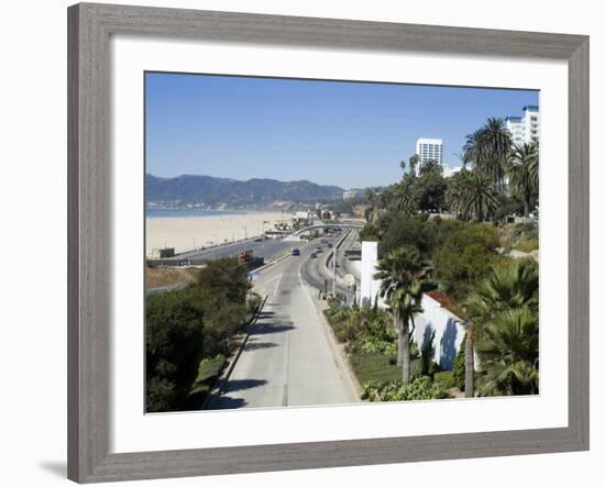 Pacific Coast Highway, Santa Monica, California, USA-Ethel Davies-Framed Photographic Print