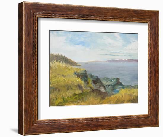 Pacific Coast View-Arnie Fisk-Framed Art Print