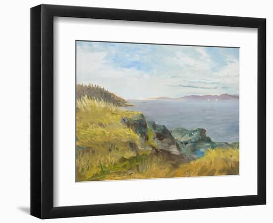 Pacific Coast View-Arnie Fisk-Framed Art Print