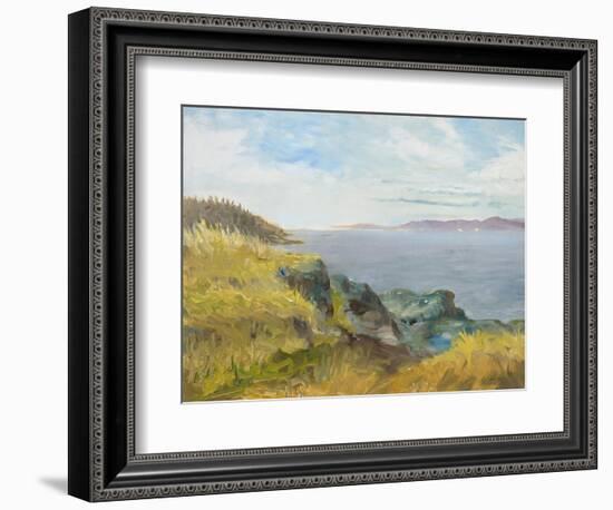 Pacific Coast View-Arnie Fisk-Framed Art Print