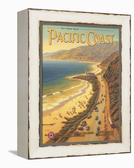 Pacific Coast-Kerne Erickson-Framed Stretched Canvas