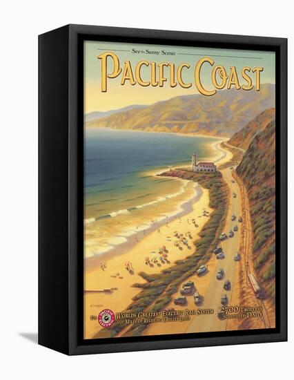 Pacific Coast-Kerne Erickson-Framed Stretched Canvas