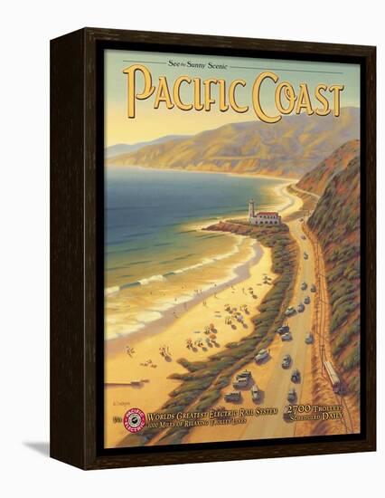 Pacific Coast-Kerne Erickson-Framed Stretched Canvas