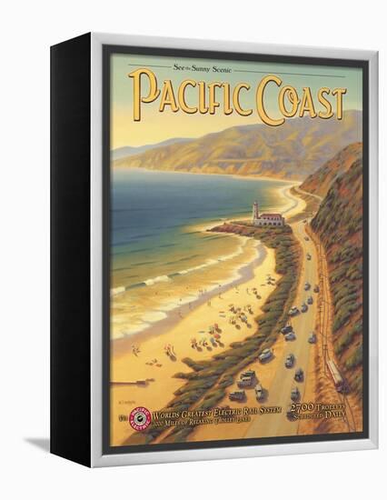 Pacific Coast-Kerne Erickson-Framed Stretched Canvas