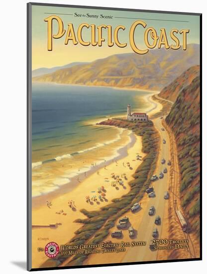 Pacific Coast-Kerne Erickson-Mounted Art Print