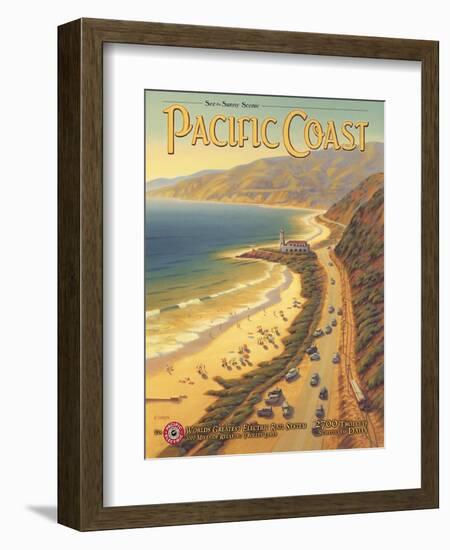 Pacific Coast-Kerne Erickson-Framed Premium Giclee Print