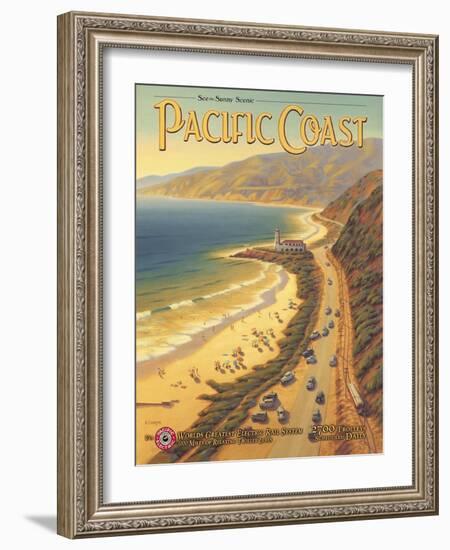 Pacific Coast-Kerne Erickson-Framed Art Print