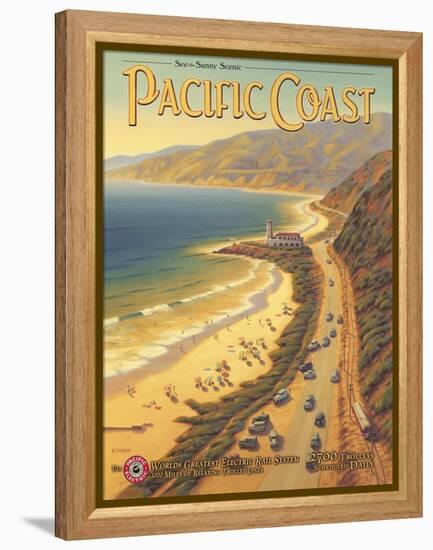 Pacific Coast-Kerne Erickson-Framed Stretched Canvas