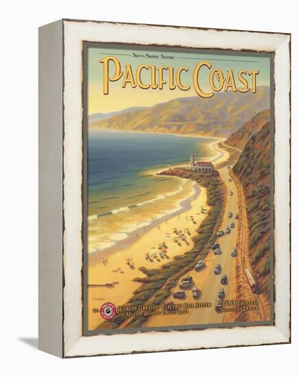 Pacific Coast-Kerne Erickson-Framed Stretched Canvas