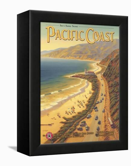 Pacific Coast-Kerne Erickson-Framed Stretched Canvas