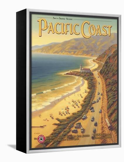 Pacific Coast-Kerne Erickson-Framed Stretched Canvas