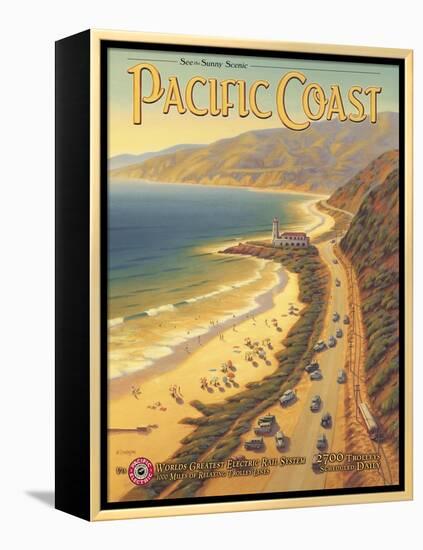 Pacific Coast-Kerne Erickson-Framed Stretched Canvas