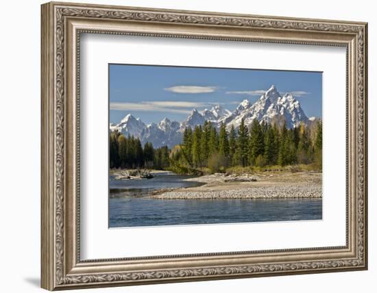 Pacific Creek, Moran Junction, Grand Teton National Park, Wyoming, USA-Michel Hersen-Framed Photographic Print