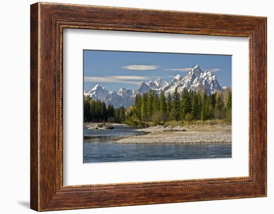 Pacific Creek, Moran Junction, Grand Teton National Park, Wyoming, USA-Michel Hersen-Framed Photographic Print