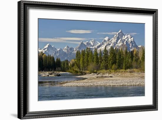 Pacific Creek, Moran Junction, Grand Teton National Park, Wyoming, USA-Michel Hersen-Framed Photographic Print