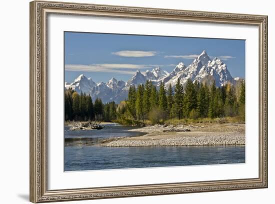 Pacific Creek, Moran Junction, Grand Teton National Park, Wyoming, USA-Michel Hersen-Framed Photographic Print