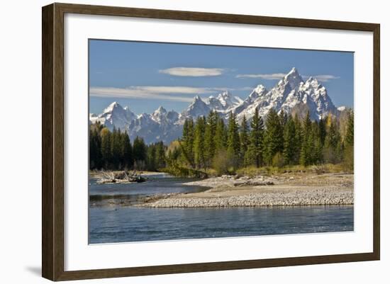 Pacific Creek, Moran Junction, Grand Teton National Park, Wyoming, USA-Michel Hersen-Framed Photographic Print