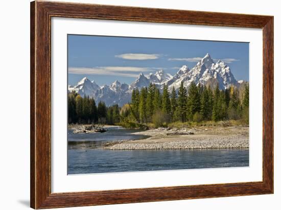 Pacific Creek, Moran Junction, Grand Teton National Park, Wyoming, USA-Michel Hersen-Framed Photographic Print