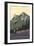Pacific Crest Trail, Washington - Mountain Hiker-Lantern Press-Framed Premium Giclee Print