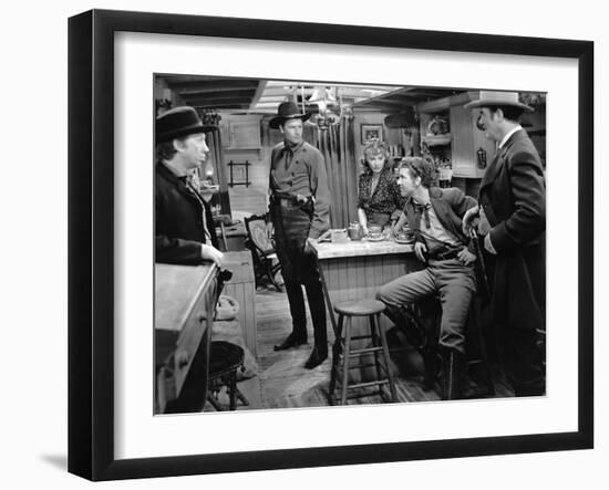 Pacific Express UNION PACIFIC by CecilBDeMille with Joel McMcrea, Barbara Stanwyck and Robert Prest-null-Framed Photo